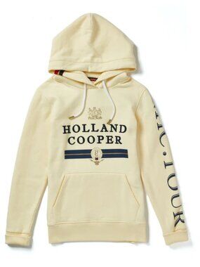 Holland Cooper Exclusive HC Heritage Hoodie Lemon Yellow L EUC Butter Yellow